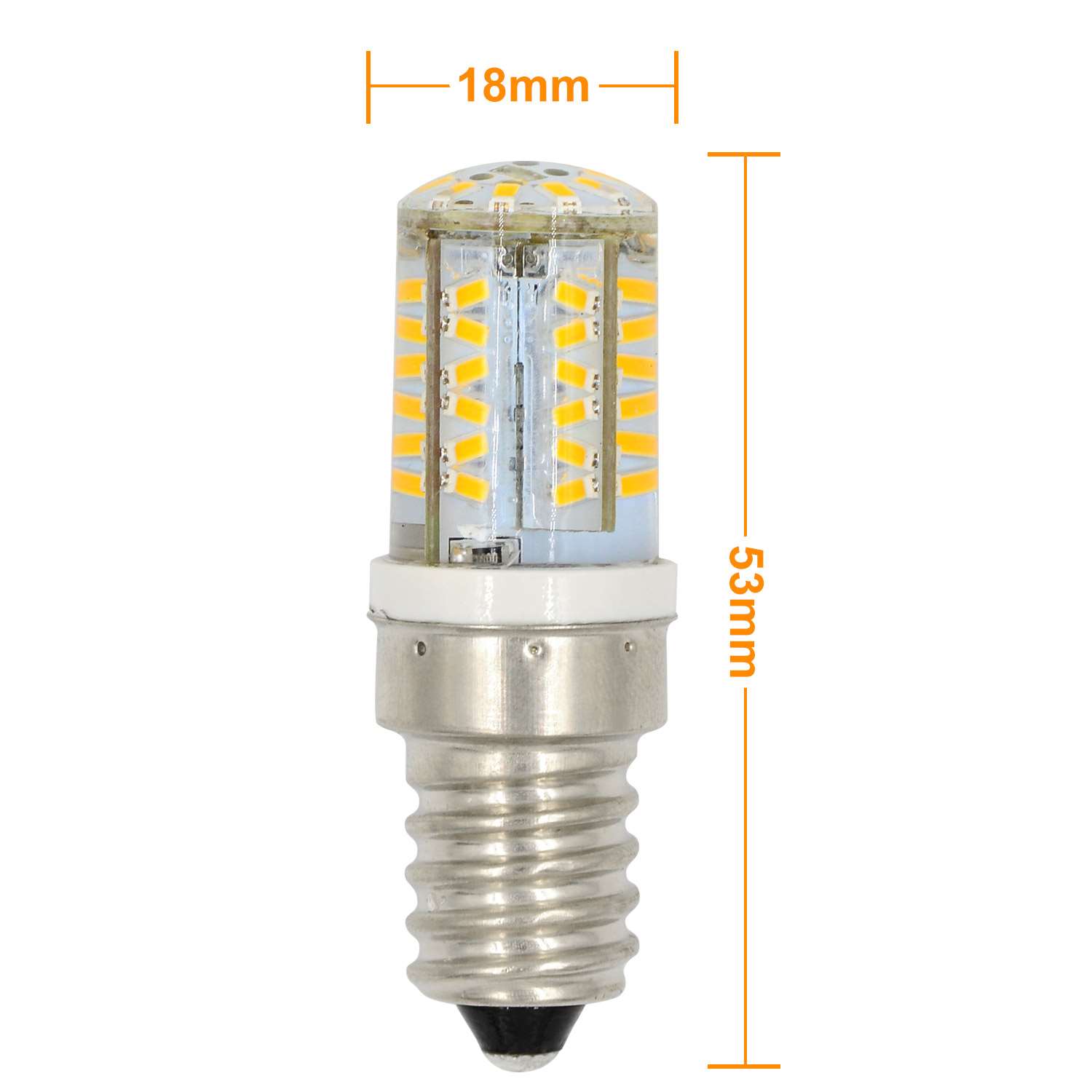 MengsLED – MENGS® E14 3W LED Light 58x 3014 SMD LED Bulb Lamp In Warm ...