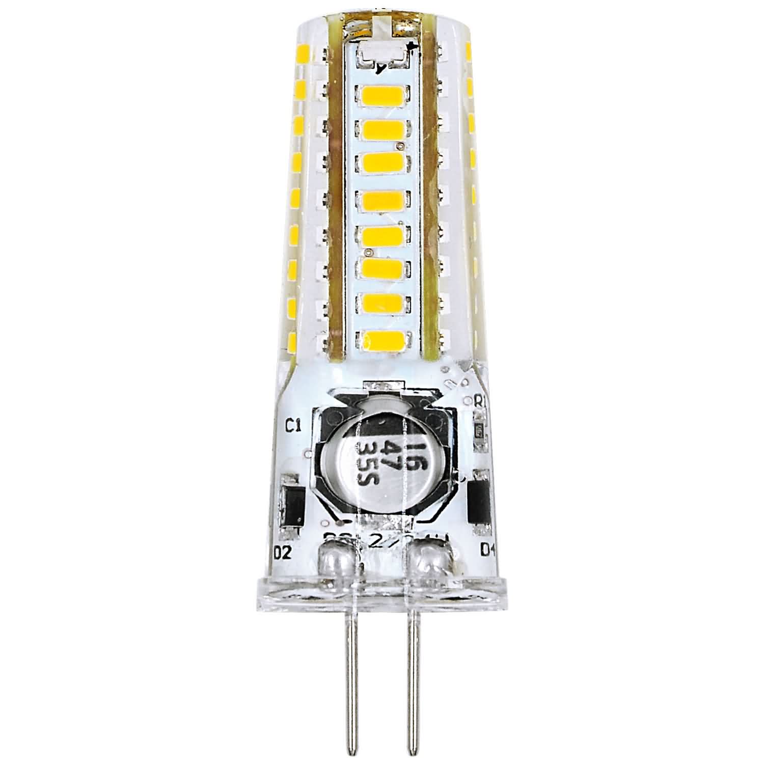 10pcs Led G4 Lampe Ampoule,g4 Led Bulb Ac/dc12v Warm White, 220v